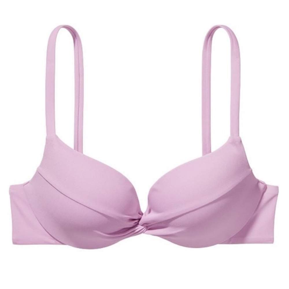 NWT Victoria’s Secret Lavender Sexy Tee Twist Push Up Bikini Top | 40D